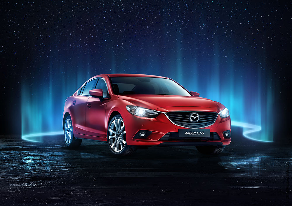 Mazda 6 северное сияние